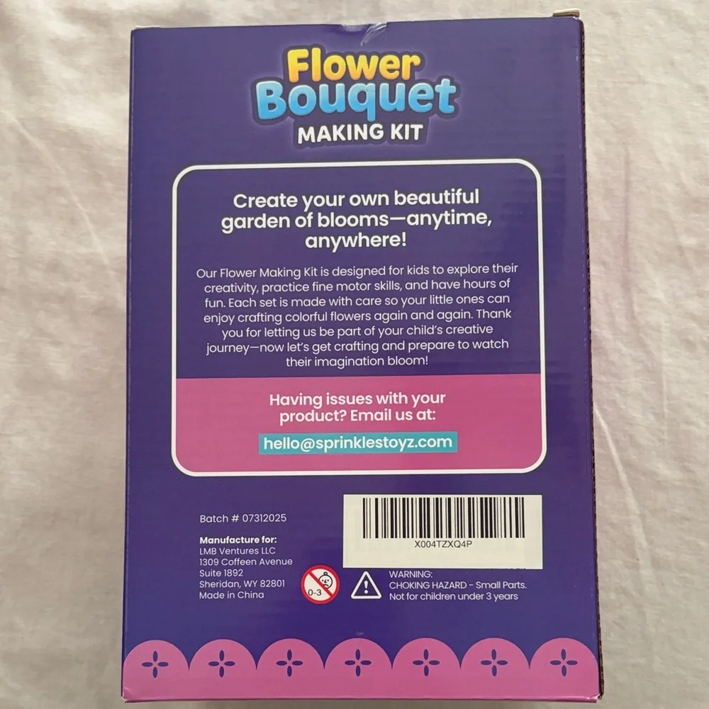 New Flower Bouquet Making Kit - girls crafts